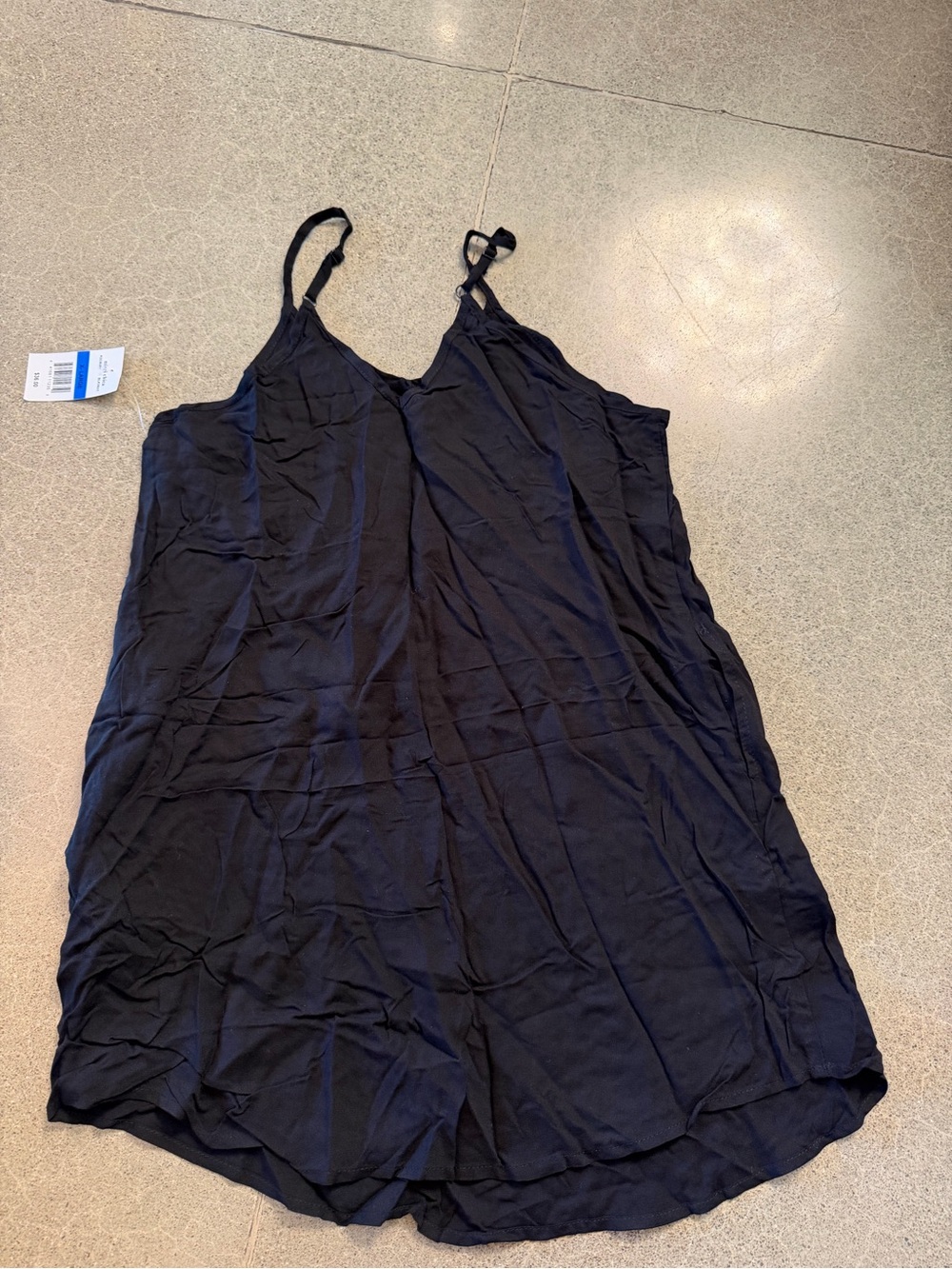Mimi Chica Black Spaghetti-Strap Slip Dress